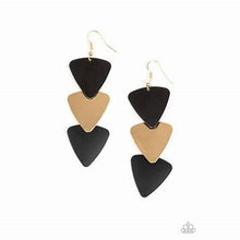 Load image into Gallery viewer, Paparazzi Terra Trek Black Earrings
