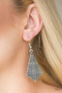 Paparazzi Terra Trending Silver Earring