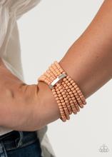 Load image into Gallery viewer, Paparazzi - Thank Me LAYER - Orange Seed Bead Stretch Bracelet - Exclusive
