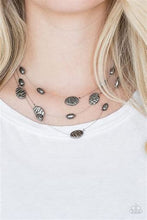 Load image into Gallery viewer, Top ZEN Gunmetal Black Necklace
