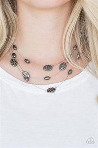 Top ZEN Gunmetal Black Necklace