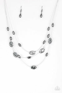 Top ZEN Gunmetal Black Necklace