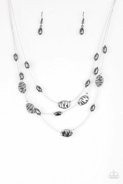 Top ZEN Gunmetal Black Necklace