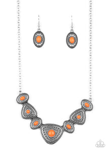 Paparazzi - Totally TERRA-torial Orange and Yellow Necklace