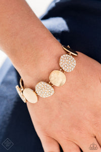 Fashion Fix - Tough LUXE Gold Clasp Bracelet - Fashion Fix Fiercely 5th Avenue December 2020