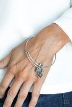 Load image into Gallery viewer, Paparazzi Treasure Charms - Blue Bangle Bracelet
