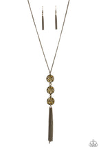 Load image into Gallery viewer, Paparazzi - Triple Shimmer - Long Brass Necklace
