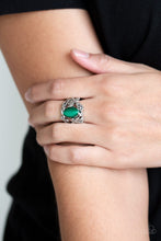 Load image into Gallery viewer, Tropical Flora Green Ring
