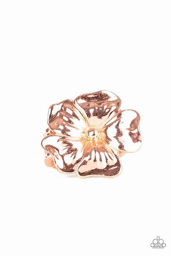 Paparazzi Tropical Gardens Cooper Floral Shape Ring