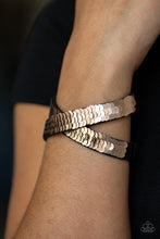Load image into Gallery viewer, Paparazzi - Under the Sequins - Rose Gold Wrap Bracelet
