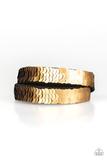 Paparazzi - Under the Sequins - Rose Gold Wrap Bracelet