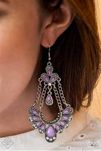 Load image into Gallery viewer, Fashion Fix Glimpses of Malibu Earrings Unique Chic Purple Earrings July 2020
