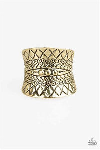 Paparazzi Villa Vibe Brass Ring