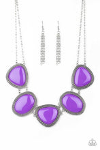 Load image into Gallery viewer, Viva la Vivid Short Necklace. Choose from blue or purple
