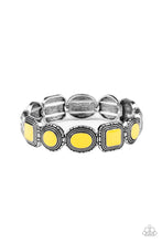 Load image into Gallery viewer, Feeling Inde-pendence Yellow Necklace and Vividly Vintage Yellow Bracelet - Jewelry Set 10
