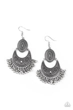 Load image into Gallery viewer, Paparazzi Western Trails Silver Earrings
