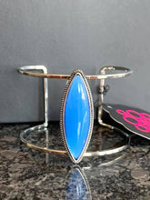 Load image into Gallery viewer, Paparazzi When You SEER is What You Get Blue Cuff Bracelet - Fashion Fix Exclusive May 2021
