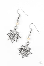 Load image into Gallery viewer, Paparazzi - Cactus Blossom - White Floral Stone Earrings
