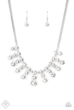 Load image into Gallery viewer, Paparazzi Celebrity Couture White Rhinestone Necklace - Fashion Fix Feb 2021
