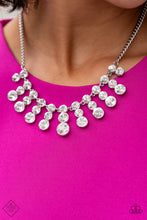 Load image into Gallery viewer, Paparazzi Celebrity Couture White Rhinestone Necklace - Fashion Fix Feb 2021
