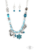 Load image into Gallery viewer, Life of the Party - Charmed Charlie Blue Necklace - Blockbuster with Bible Verse
