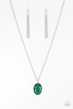 Load image into Gallery viewer, Definitely Duchess Emerald Green Necklace, Earrings &amp;  All a Glitter Toggle Bracelet - Jewelry Set 55
