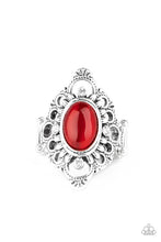 Load image into Gallery viewer, Elegantly Enchanted Red Cat&#39;s Eye Ring
