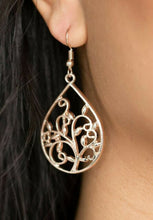 Load image into Gallery viewer, Enchanted Vines Rose Gold Earrings
