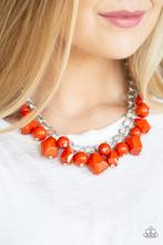 Load image into Gallery viewer, Georgeously Globetrotter Necklace - Choose from Green, Orange, Purple and Yellow
