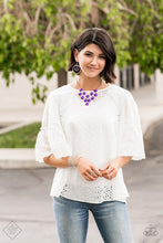 Load image into Gallery viewer, Fashion Fix Glimpses of Malibu July 2019 Pop-YOU-lar Demand Purple Necklace
