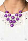 Load image into Gallery viewer, Fashion Fix Glimpses of Malibu July 2019 Pop-YOU-lar Demand Purple Necklace
