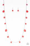 GLOW  Rider Red Necklace