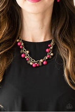 Load image into Gallery viewer, The GRIT Crowd Pink Necklace and Grit and Glamour Pink Bracelet Jewelry Set 39
