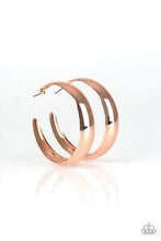 Load image into Gallery viewer, Paparazzi Gypsy Goals Cooper Hoop Earrings
