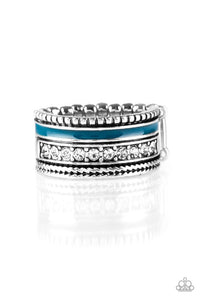 Paparazzi - Rich Rogue Ring - Choose from Blue, Green, Purple, Red, White