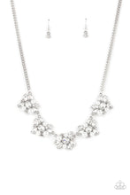 Load image into Gallery viewer, Paparazzi Heiress Of Them All White Rhinestone Necklace EMP
