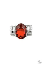 Load image into Gallery viewer, Paparazzi Shine Bright Like a Diamond Red Rhinestone Ring
