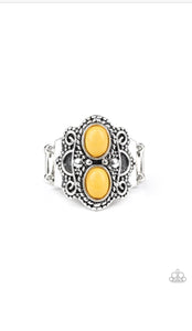 Paparazzi Eco Essence Yellow Ring