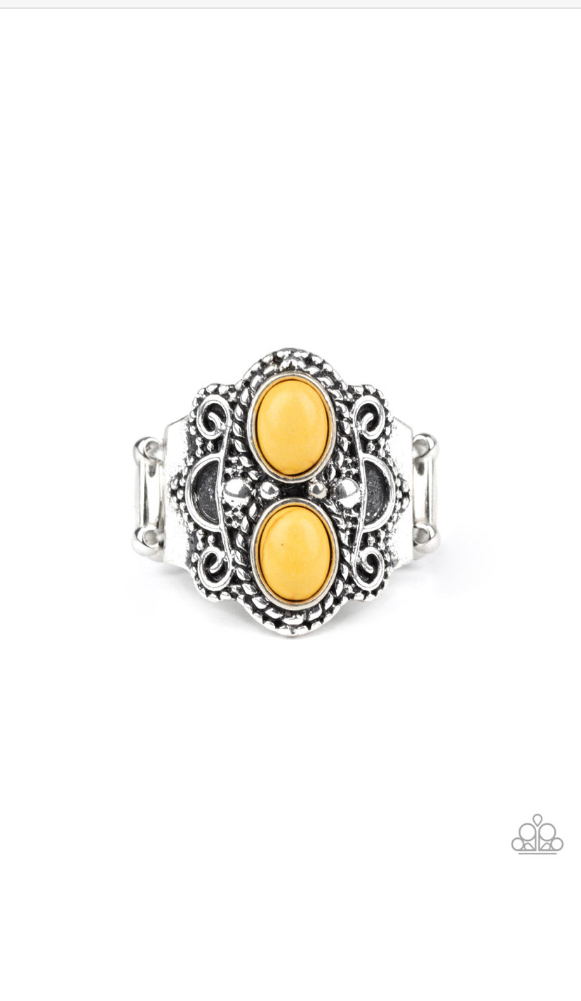 Paparazzi Eco Essence Yellow Ring