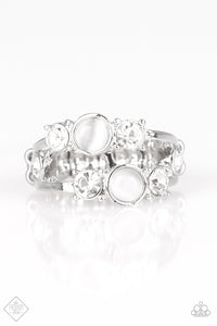 Moonlit Masquerade White Moonstone Ring