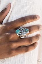 Load image into Gallery viewer, Dessert Nest Blue Turquoise Ring
