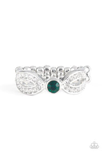 Paparazzi Extra Side of Elegance Green Rhinestone Ring