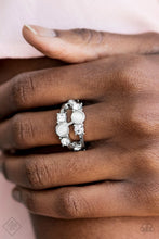 Load image into Gallery viewer, Moonlit Masquerade White Moonstone Ring
