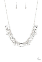 Load image into Gallery viewer, Paparazzi Long Live Sparkle White Rhinestone Necklace EMP
