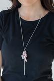 Load image into Gallery viewer, Paparazzi - It&#39;s a Celebration - Long Pink Necklace with Tassel
