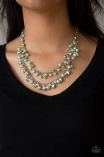 Load image into Gallery viewer, Kindhearted Heart mint green necklace and One of a Kind bracelet - Jewelry Set 6
