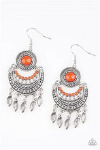 Load image into Gallery viewer, Paparazzi Mantra to Mantra Orange Earrings
