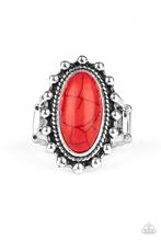 Load image into Gallery viewer, Paparazzi Mineral Movement Red Stone Ring
