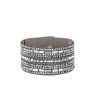 Paparazzi - Rebel Radiance - Silver Wrap Snap Closure Bracelet