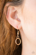 Load image into Gallery viewer, Paparazzi - Ringing Off the Hook - Gold Ring Necklace
